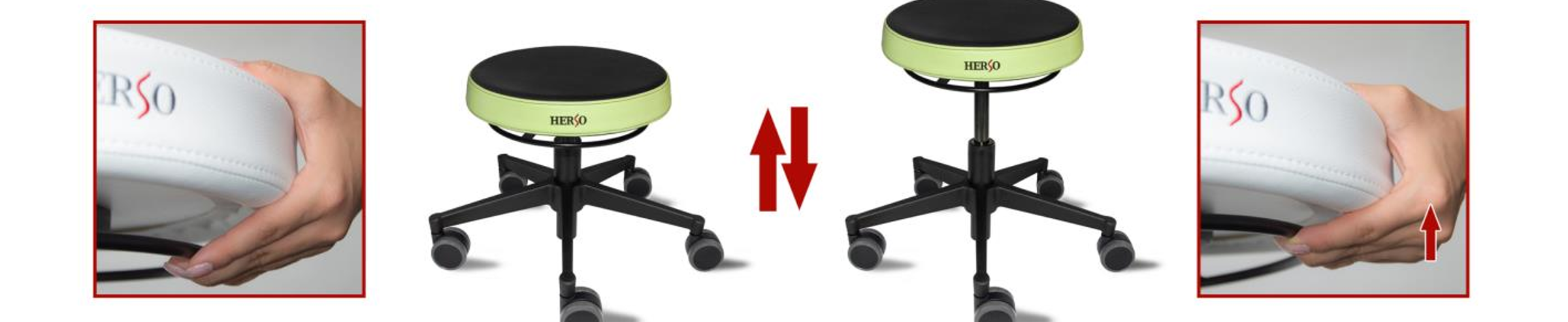 Kaju Kid – Sitzfläche höhenverstellbar über den Auslösering
